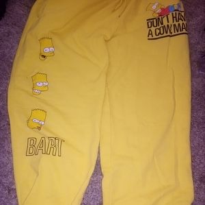 Bart Simpson unisex sweat pants size 2x